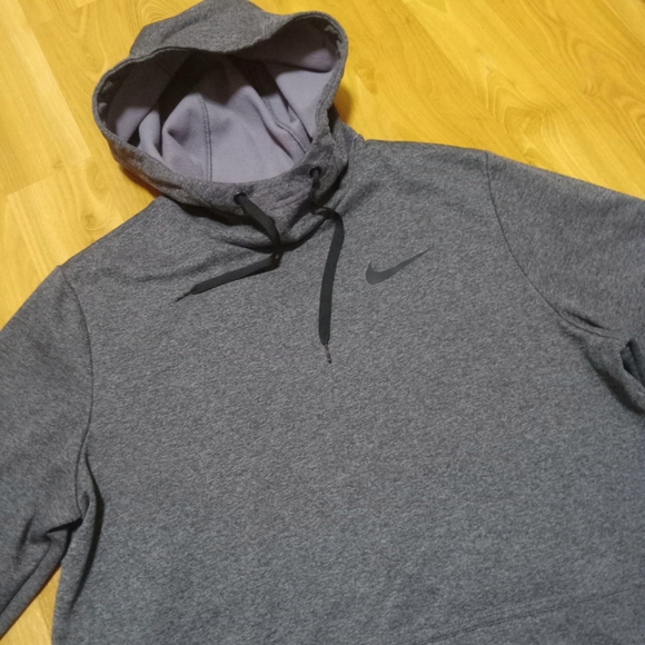 Nike Therma-Fit Training Pullover Hoodie Gray Men's Medium - Picture 5 of 10